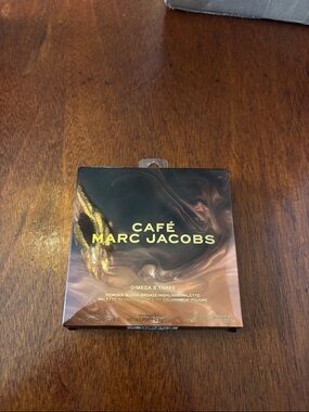 Marc Jacobs Café Omega X Three Palette - Brown & Gold Marble
